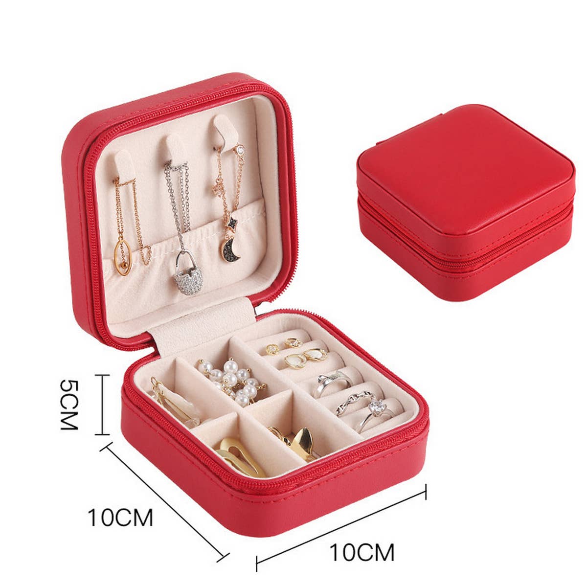 SIMPLE PORTABLE EARRING STORAGE BOX_CWMM1679