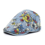RETRO 2024 NEW PRINTED FLOWER BERET_CWAB2919