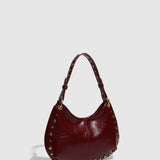 Trendy Studded Boston Shoulder Handbag_Cwab5713