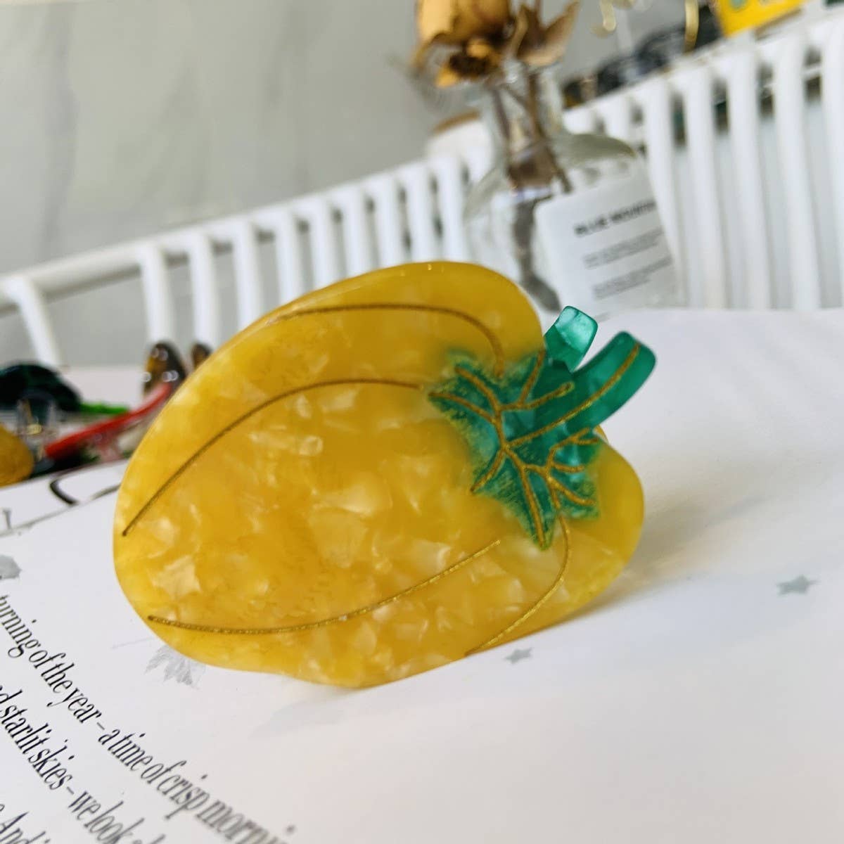 Cwaha1543_Funny Vegetable Hair Claw Clip