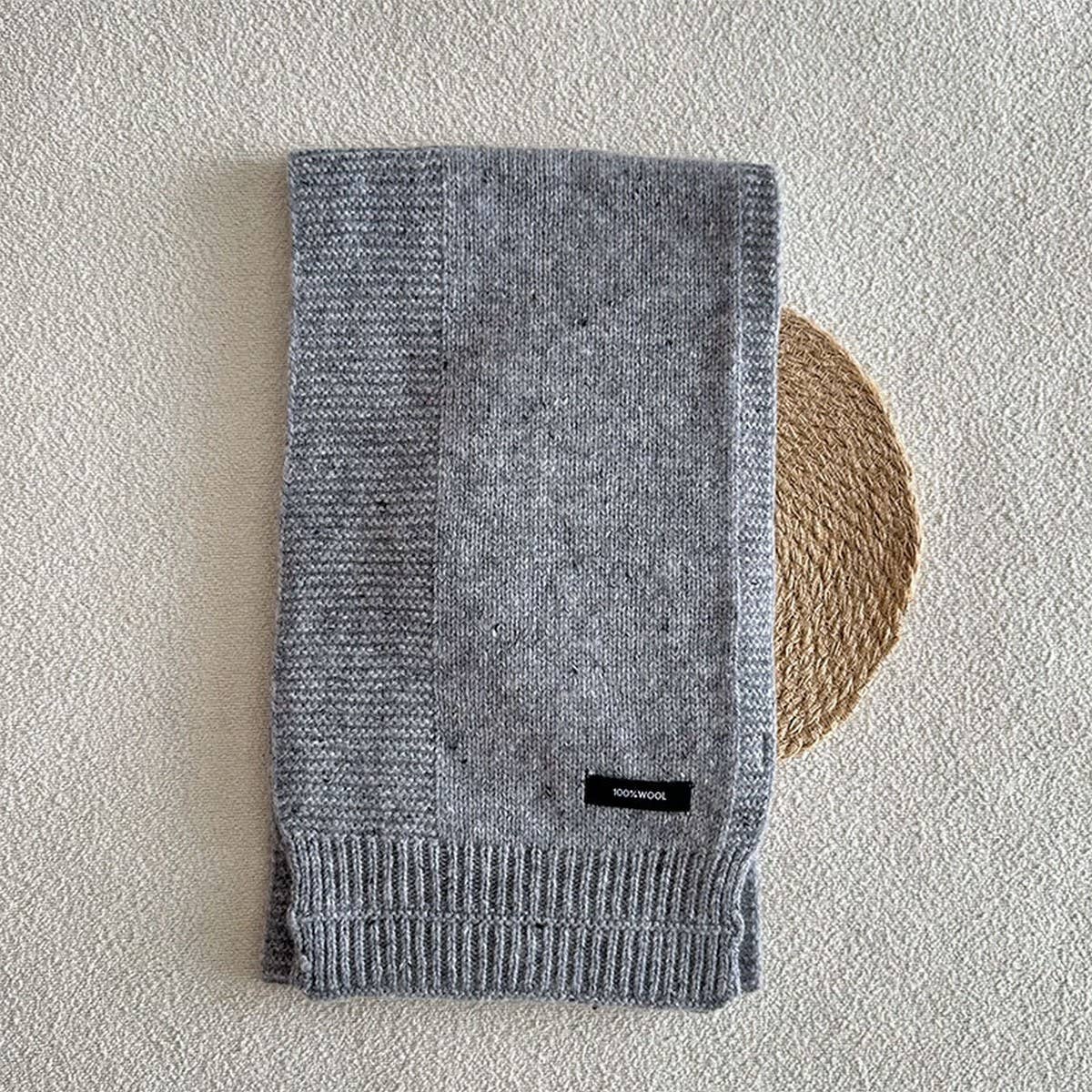 SOFT WARM DOUBLE SIDED COUPLE S NECK SCARF_CWASC2342