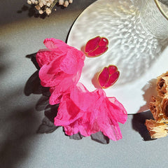 BOHO FLORAL EARRINGS ORIGINAL HANDMADE DESIGN_CWMM6181