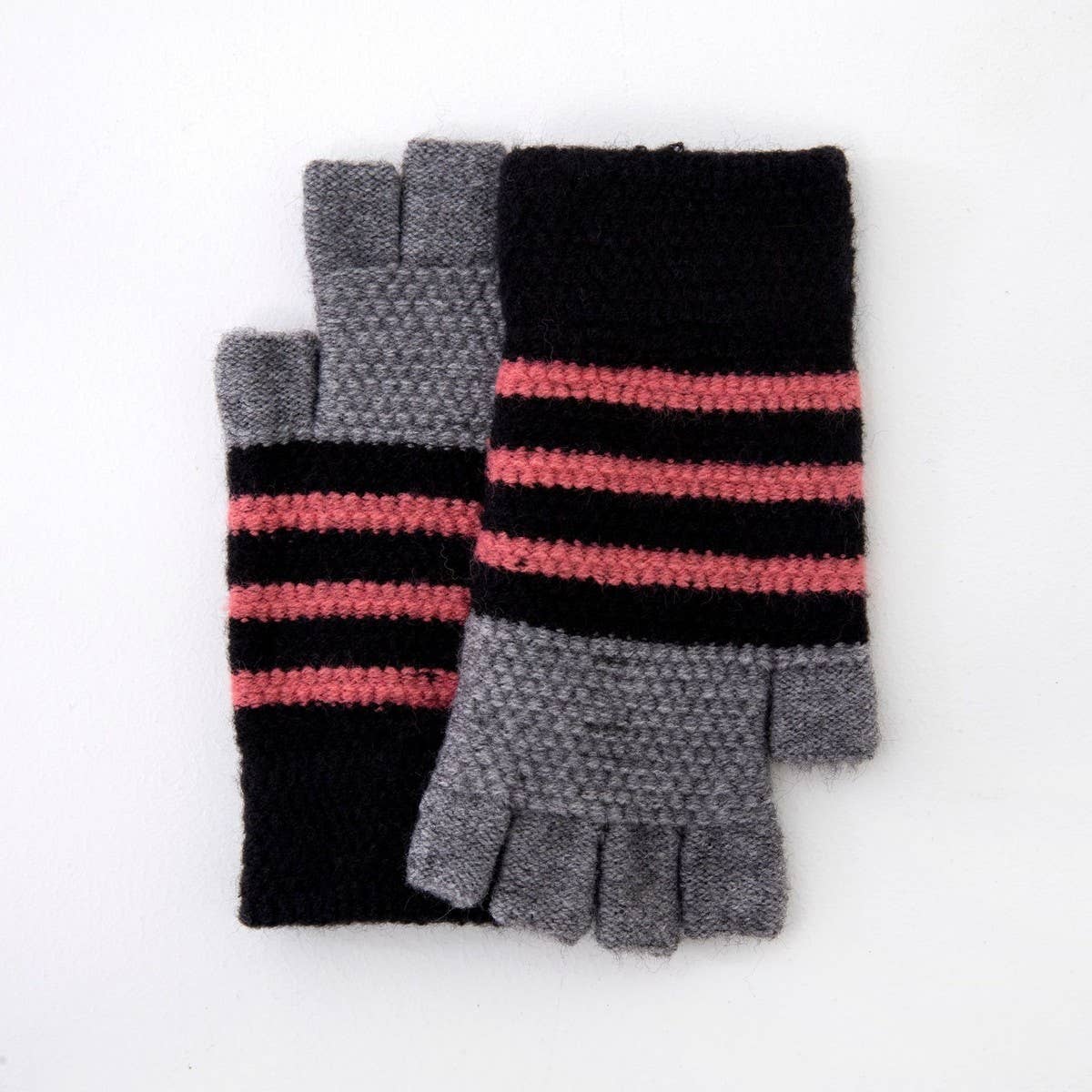 HALF FINGER OPEN KNITTED COLD PROTECTION GLOVES_CWAG0157