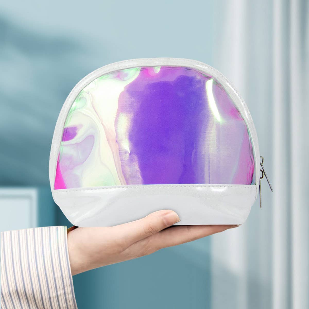 Fashion Portable Semi-Transparent Cosmetic Bag_Cwab1094