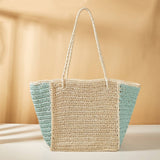 Women Handmade Woven Shoulder Crossbody Tote Bag_Cwab0819