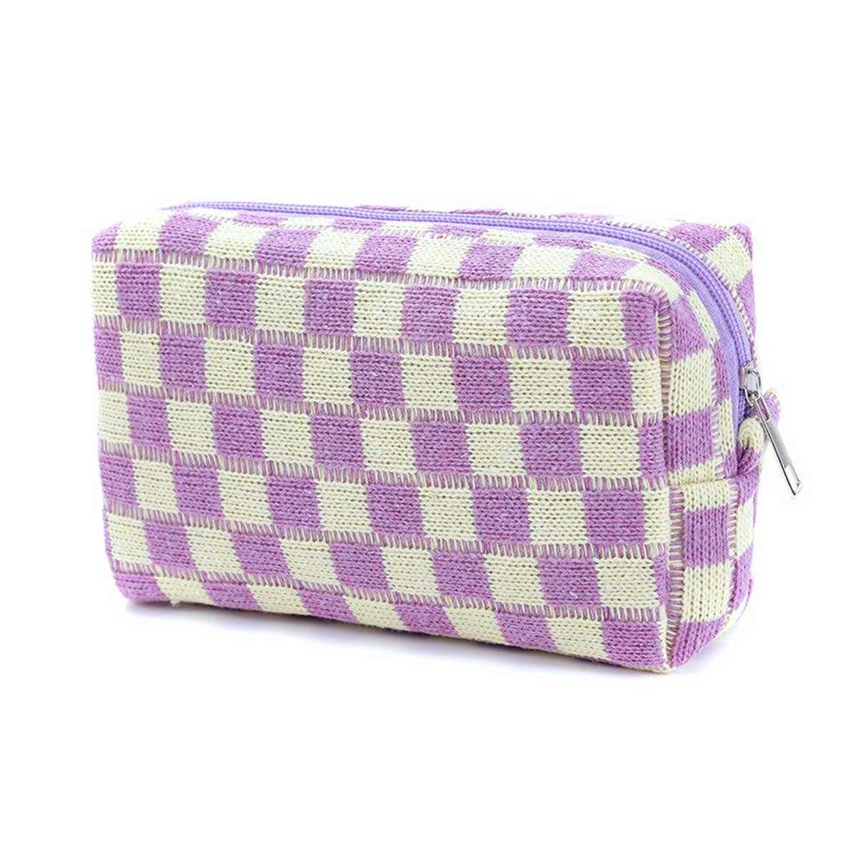 KNITTED LARGE CAPACITY COSMETIC BAG STORAGE BAG_CWAB1214