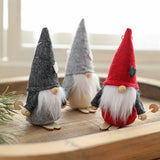 FABRIC SANTA RUDOLPH DOLL HOLIDAY DECORATION_CWMM9685