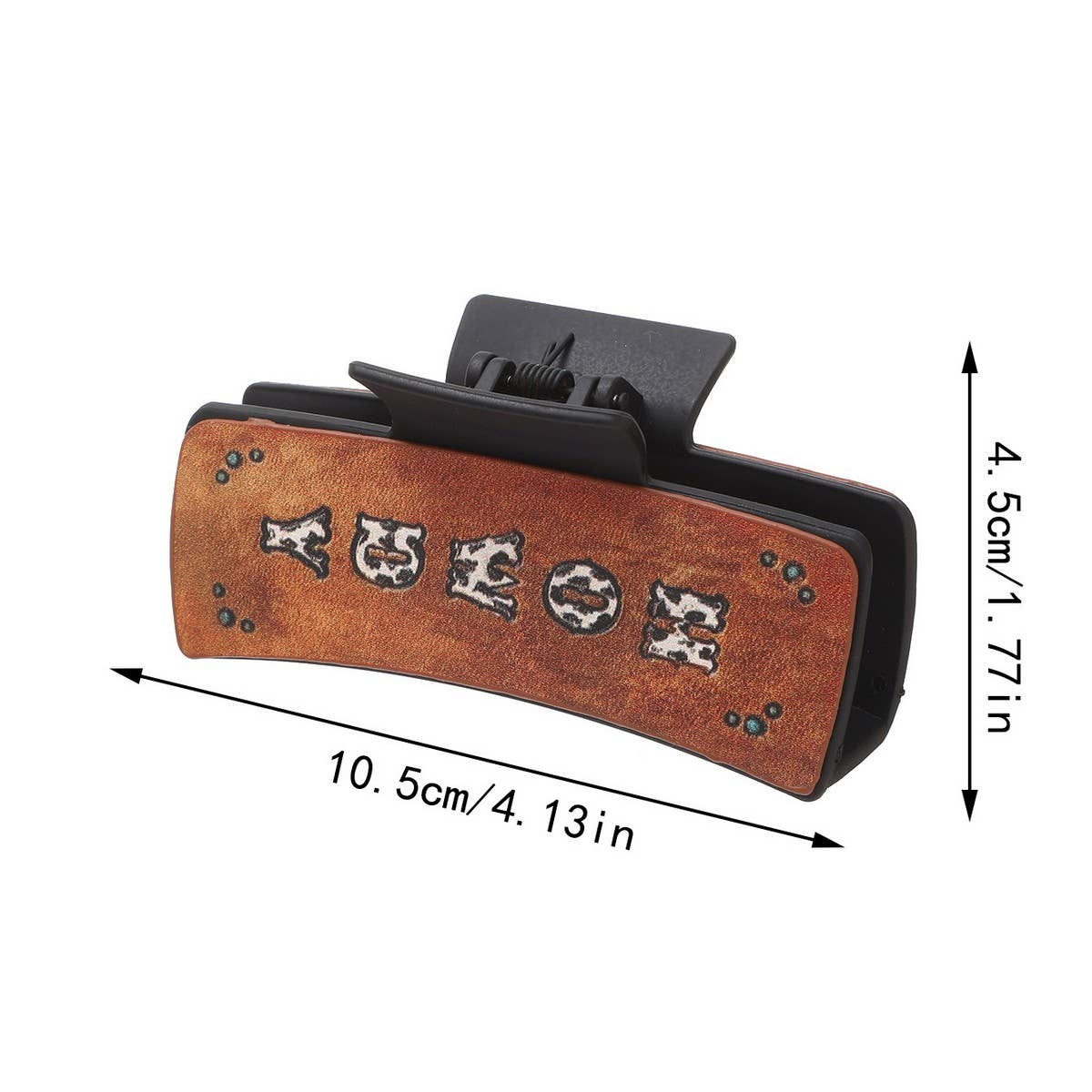 Leather Shark Clip ? Western Style Hair Accessory_Cwaha07327