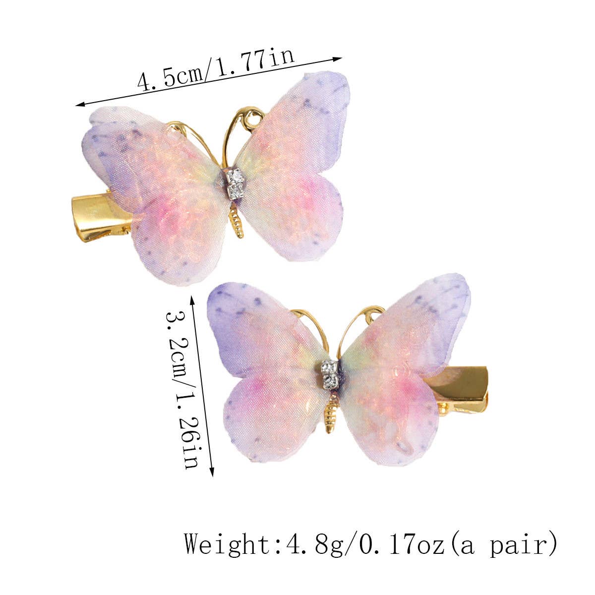SWEET BUTTERFLY HAIRPIN FRESH BANGS ACCESSORIES_CWAHA2206