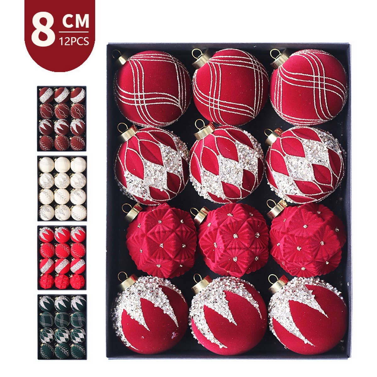 Velvet Diamond Christmas Ball Gift Set_Cwmm9918