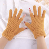 Women'S Winter Knitted Gloves With Two Fingers_Cwag0234