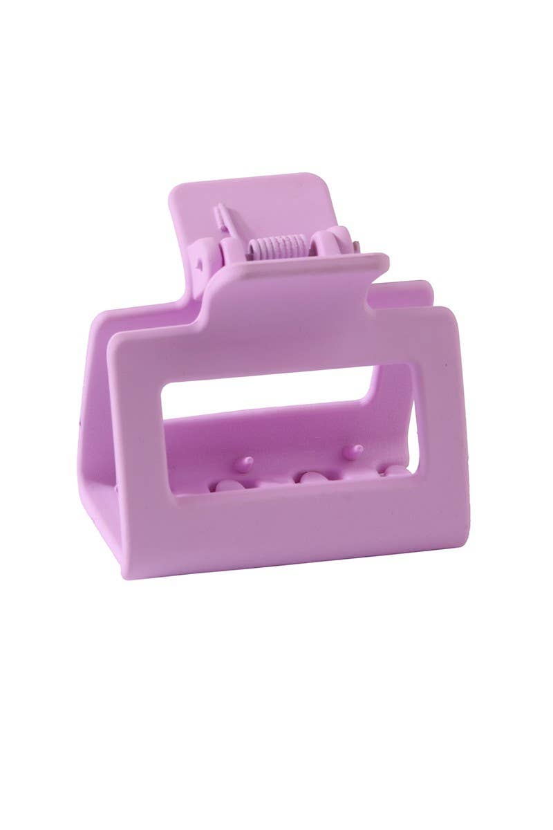 Cwaha0576_5Cm Square Macaron Shark Clip Small Hair Clip