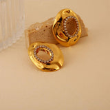 FASHION STAINLESS STEEL ZIRCON HOLLOW EARRINGS_CWMM8917