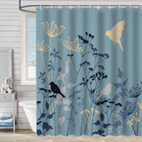 DANDELION FLOWER WATERPROOF SHOWER CURTAIN_CWMM1794