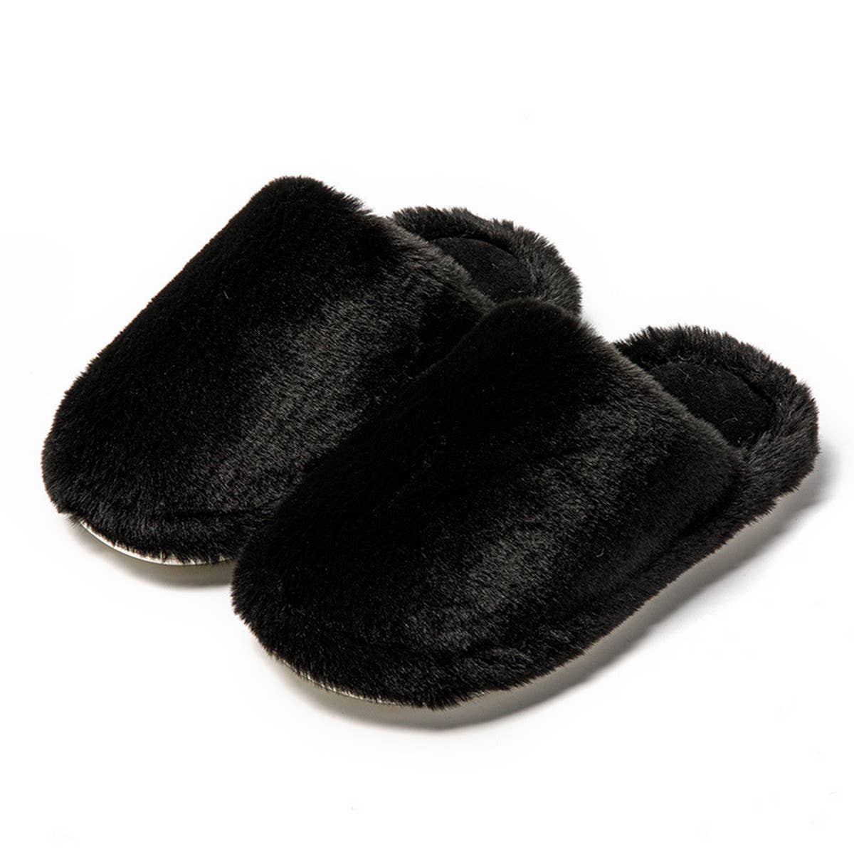 SOLID COLOR HOME CLOSED TOE COTTON SLIPPERS_CWSHS0838