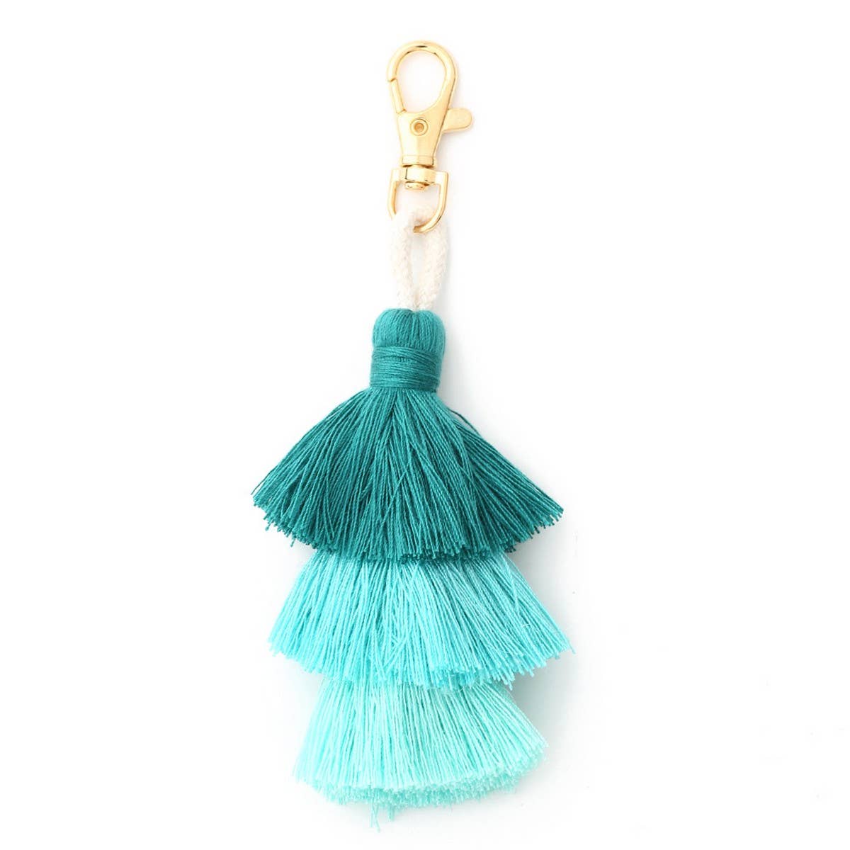 BOHEMIAN HANDMADE MULTI LAYER TASSEL KEYCHAIN_CWAB5022