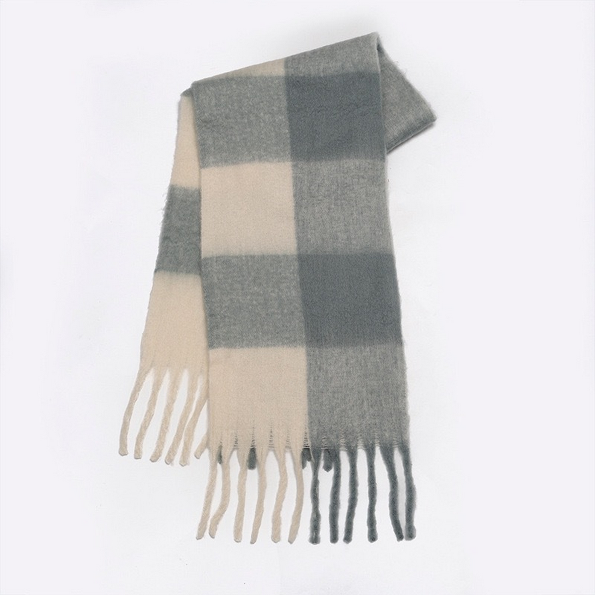 SOFT LUXURY BRUSHED SCARF WINTER COMMUTER WRAP_CWASC2700