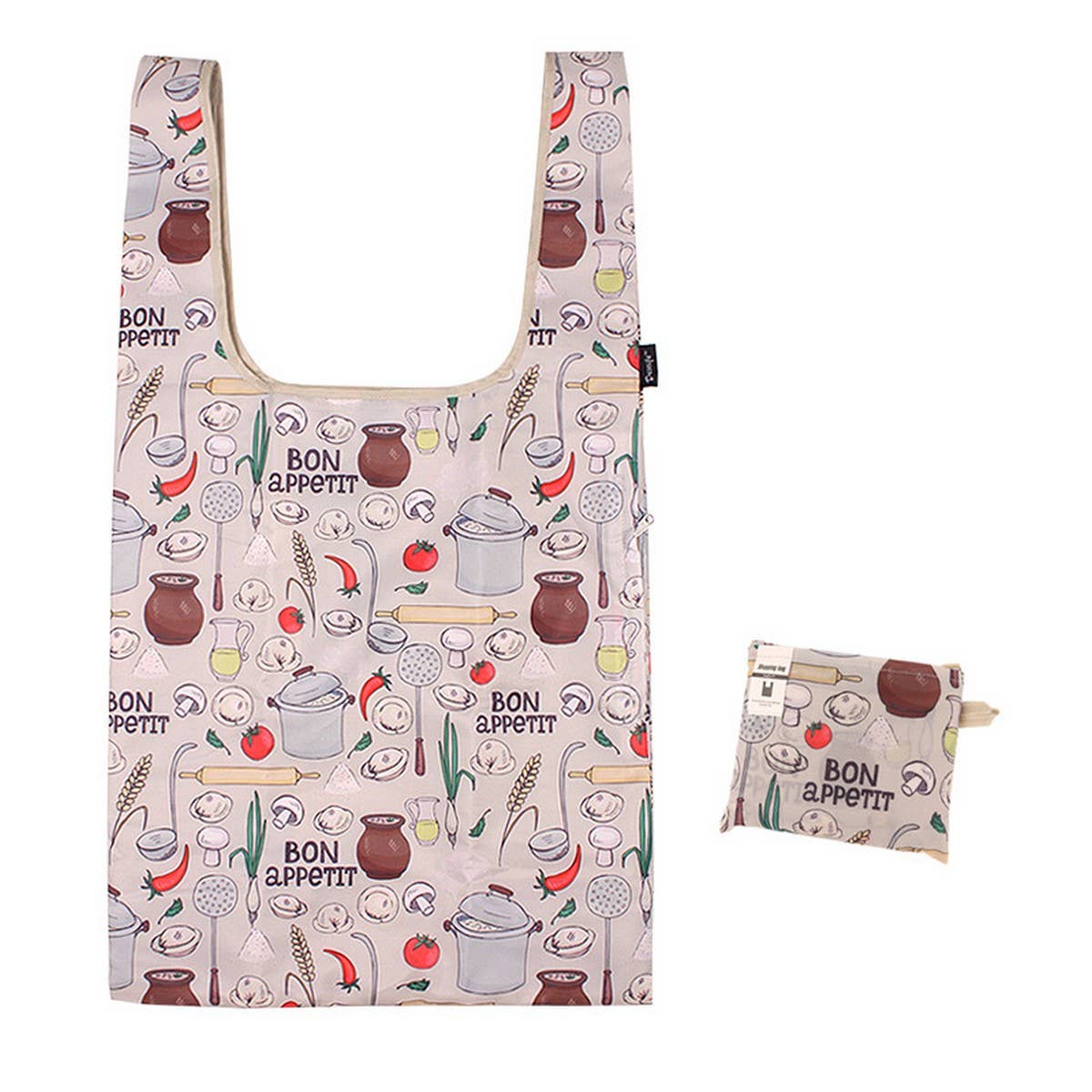 FOLDING DOUBLE SHOPPING BAG LARGE HANDBAG_CWAB1818