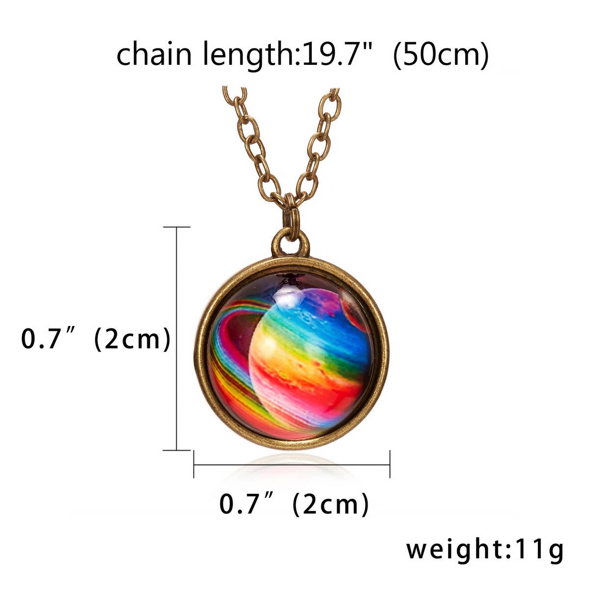 FASHION GALAXY UNIVERSE LUMINOUS NECKLACE_CWAJE2430
