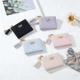 Minimalist Bow Zipper 2-Fold Wallet_Cwab06261