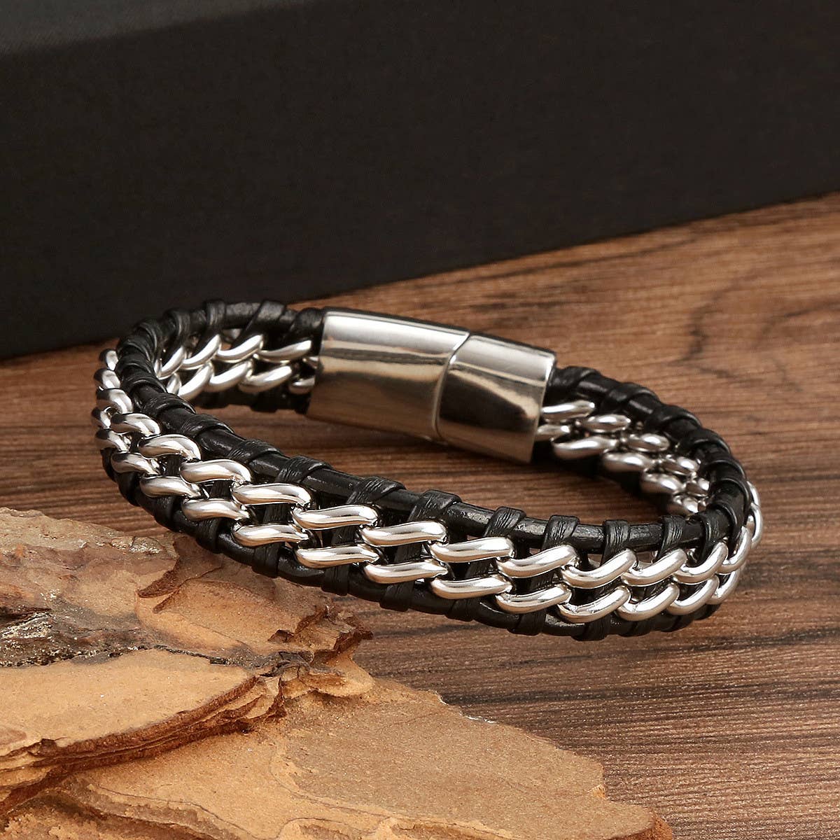 FASHIONABLE WOVEN BRACELET CHAIN BRACELET_CWAJE1460