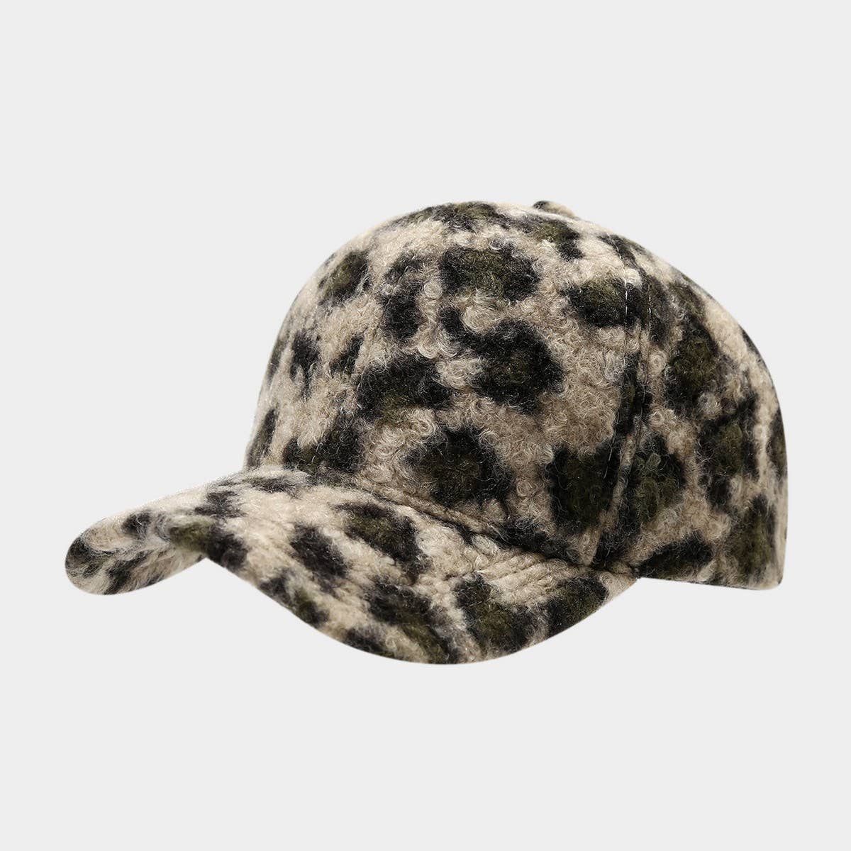 Women¡¯S Leopard Print Baseball Cap Retro Duckbill_Cwah04725