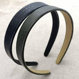 ELEGANT CROC PATTERN FAUX LEATHER HEADBAND_CWAHA6335