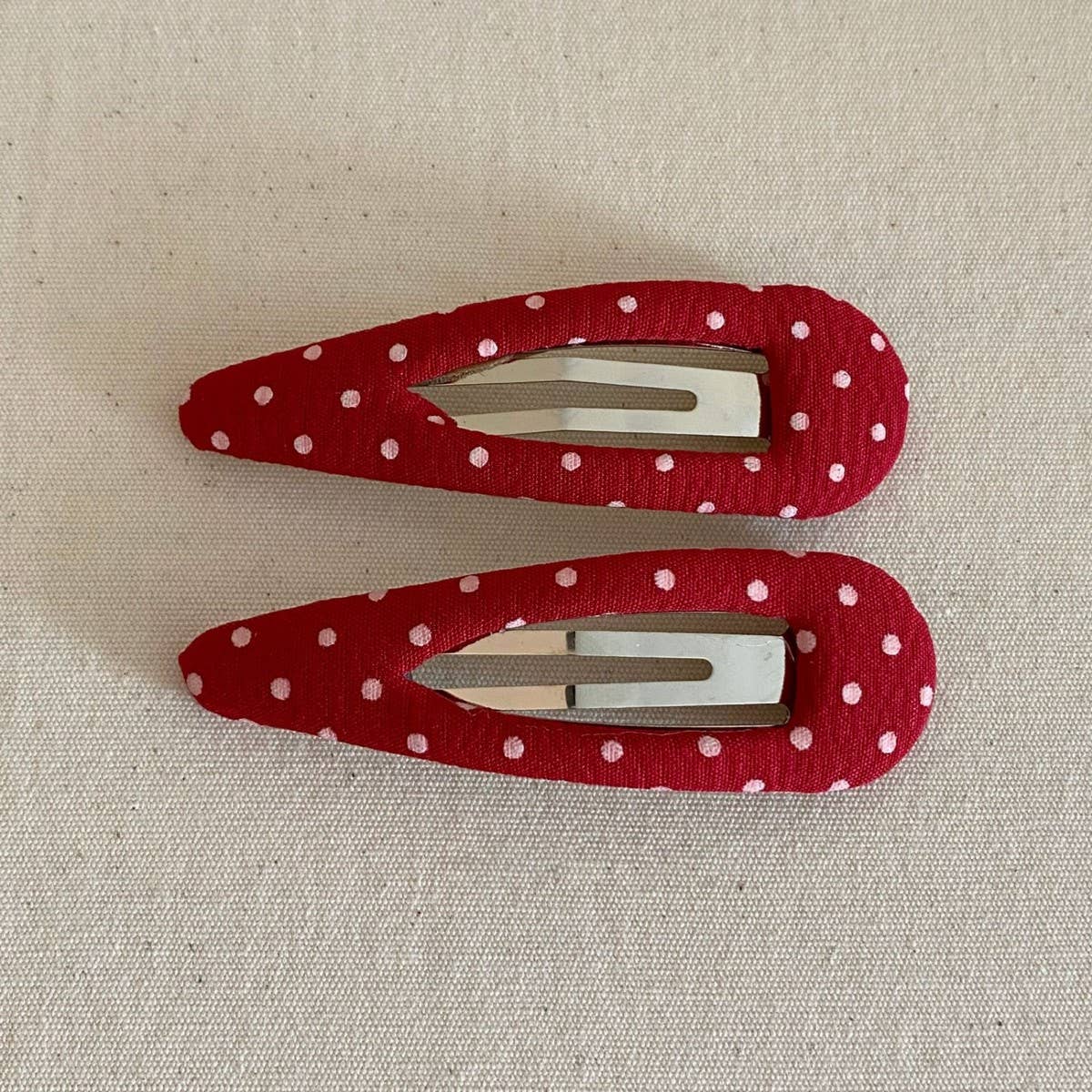 Red Polka Dot Bb Clip Cute Side Bangs Clip_Cwaha08078