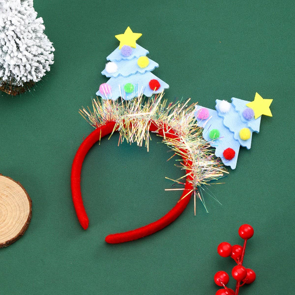 CHRISTMAS SEQUINED CHILDRENS COSTUME HEADBAND_CWAHA2733