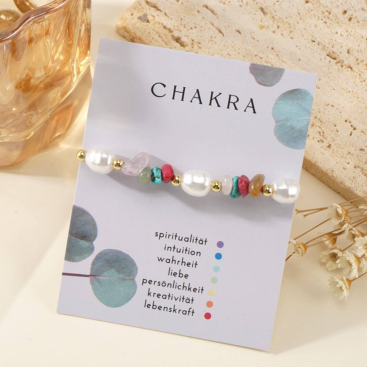 IMITATION PEARL SEMI PRECIOUS STONE BRACELET_CWMM3864