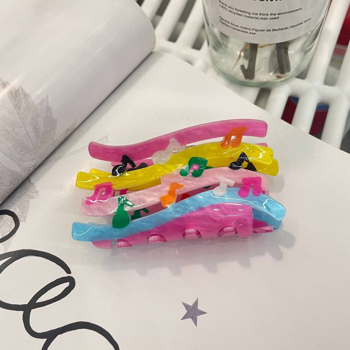 Cwaha4455_New Cartoon Dopamine Angel Wings Shark Clip