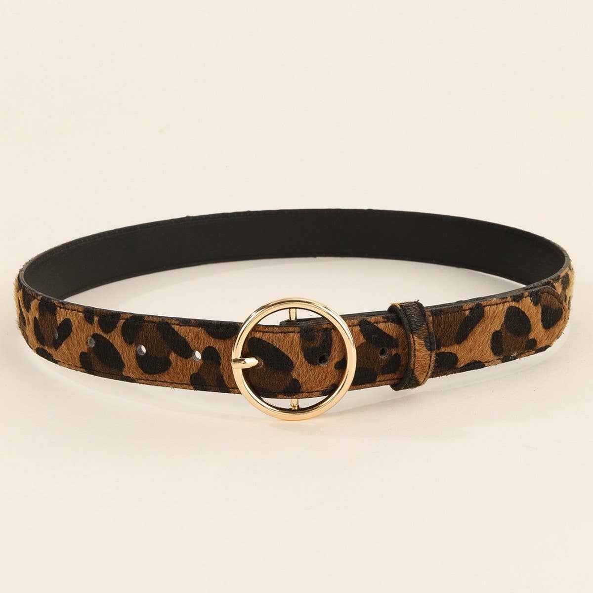 FASHION BELT LEOPARD SNAKE PRINT BELT_CWMM3933