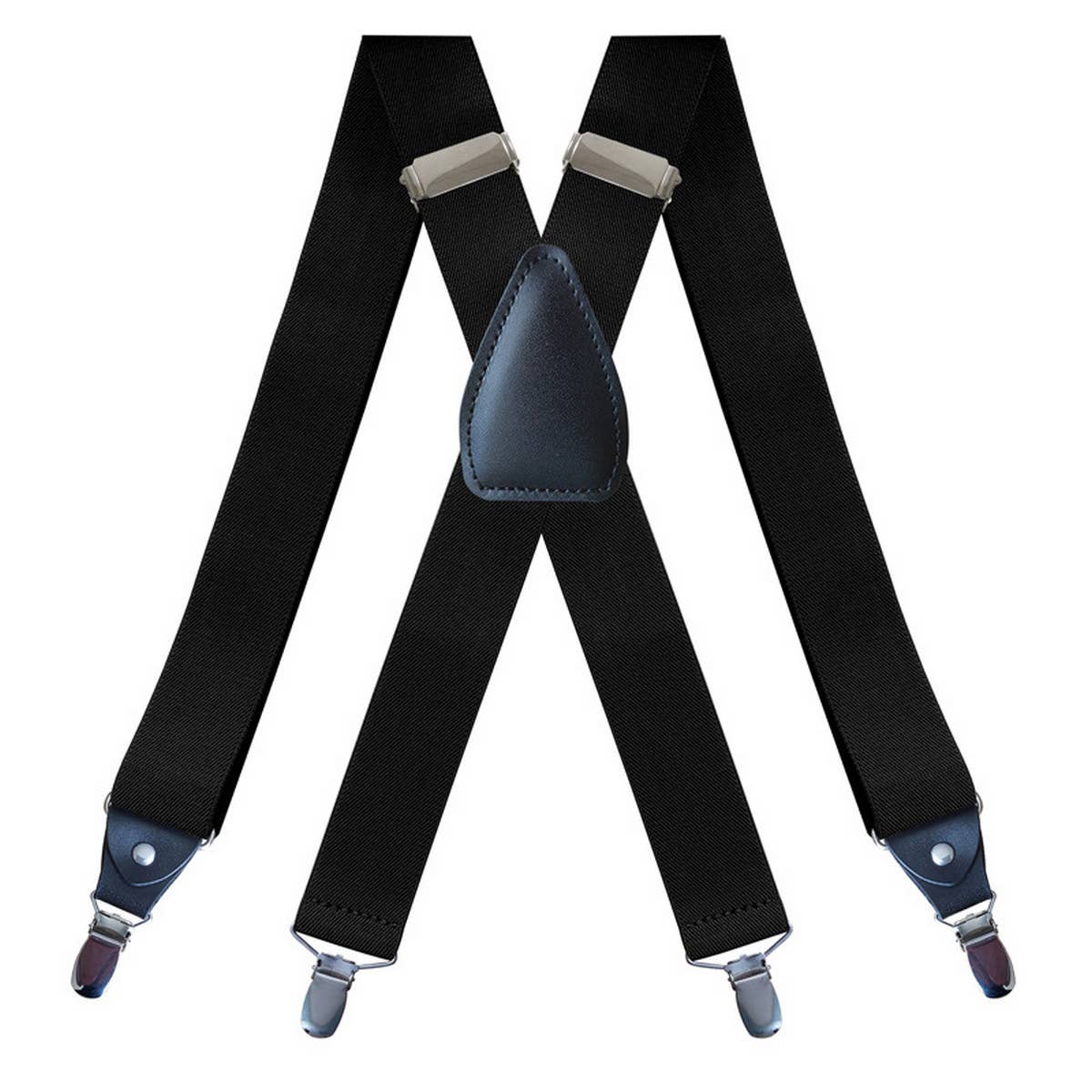 ADJUSTABLE ELASTIC 4 CLIP X TYPE SUSPENDER CLIP_CWMM1111