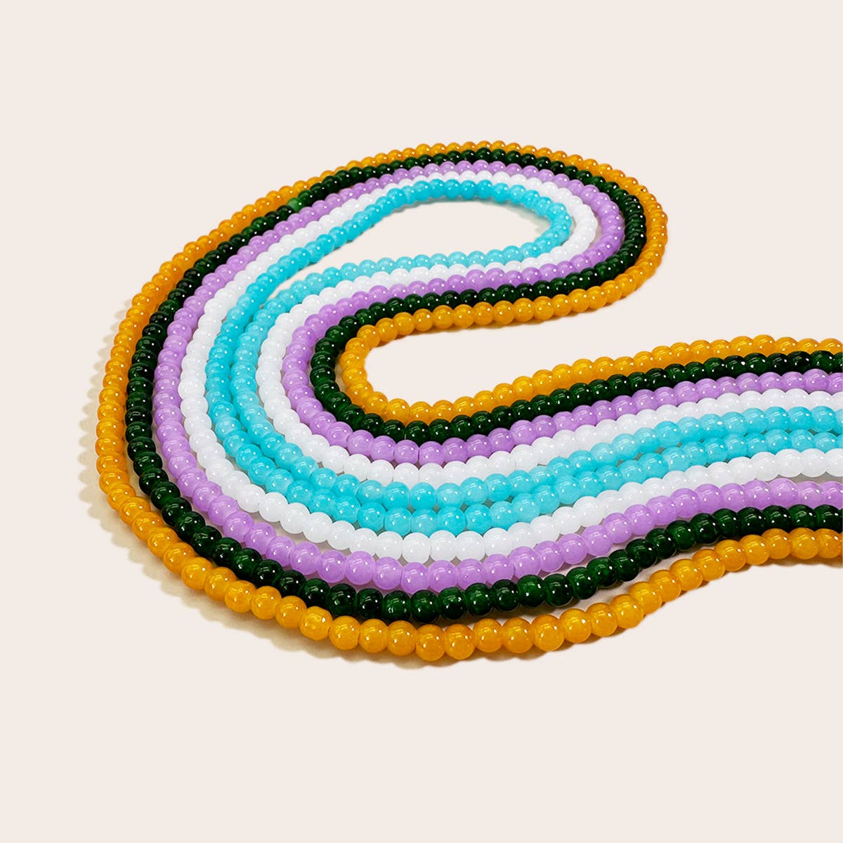 STYLISH HANDMADE BEADED GLASS GLASSES LANYARD_CWMM1152