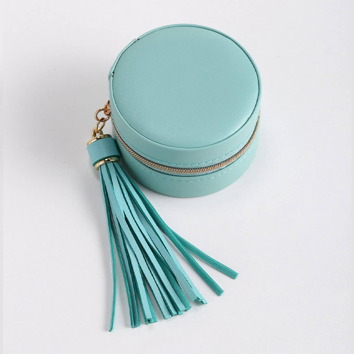 ROUND MINI TRAVEL PORTABLE JEWELRY STORAGE BOX_CWAJE1543