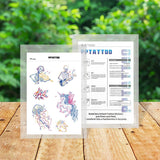 DOPAMINE CAT FIREWORK TATTOO STICKERS WATERPROOF_CWMM8338