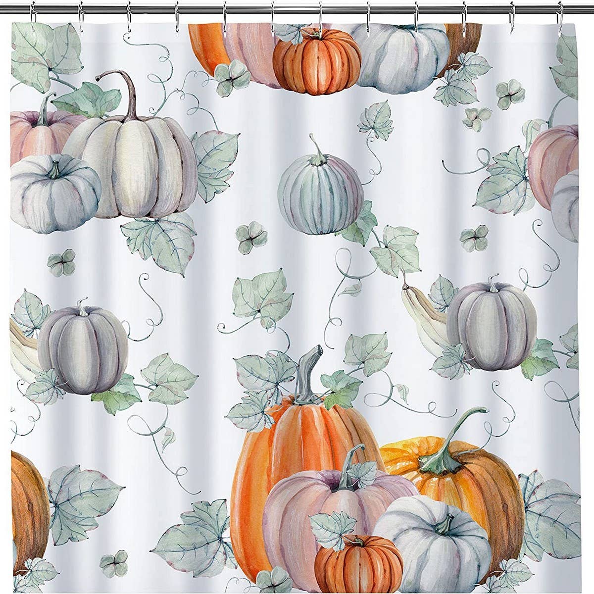 HARVEST PUMPKIN SERIES SHOWER CURTAIN_CWMM1802