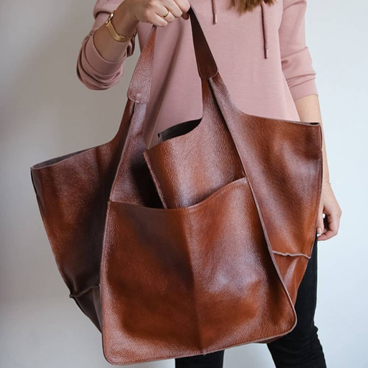 Vintage Tote Bag With Spacious Storage Capacity_Cwab0558