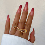 SIMPLE ASYMMETRICAL STATEMENT FRENCH RING_CWAJE1926