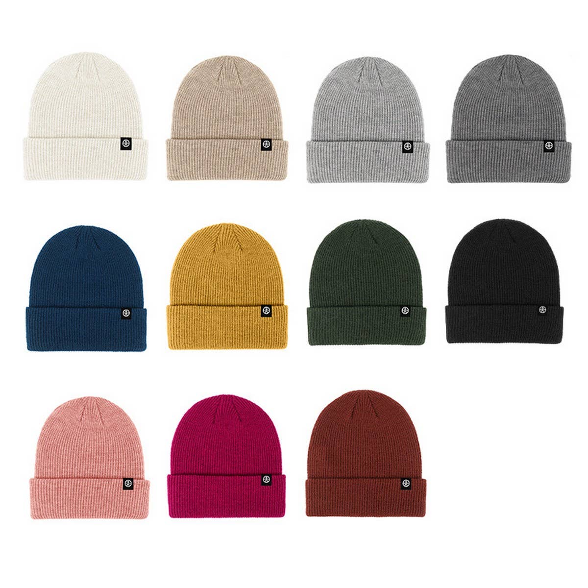 SOLID COLOR WINDPROOF AND COLD PROOF WOOL HAT_CWAH2451