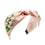 HAND EMBROIDERED BELLFLOWER HEADBAND FRESH SWEET_CWMM6119