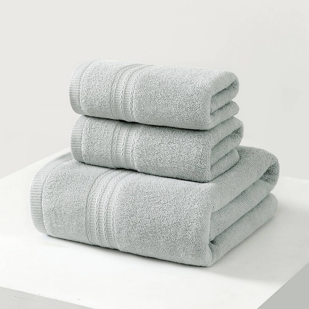 SIX PIECE HOUSEHOLD ABSORBENT TOWEL BATH TOWEL SET_CWMM2271