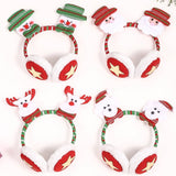 CHRISTMAS DECORATIONS CARTOON EARMUFFS HAIRPIN_CWAHA3378