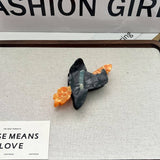 PUMPKIN WITCH HAT HAIR CLAW MEDIUM ACETATE CLIP_CWAHA5712