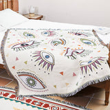 JACQUARD SOFA BLANKET CAMPING BLANKET_CWMM0410