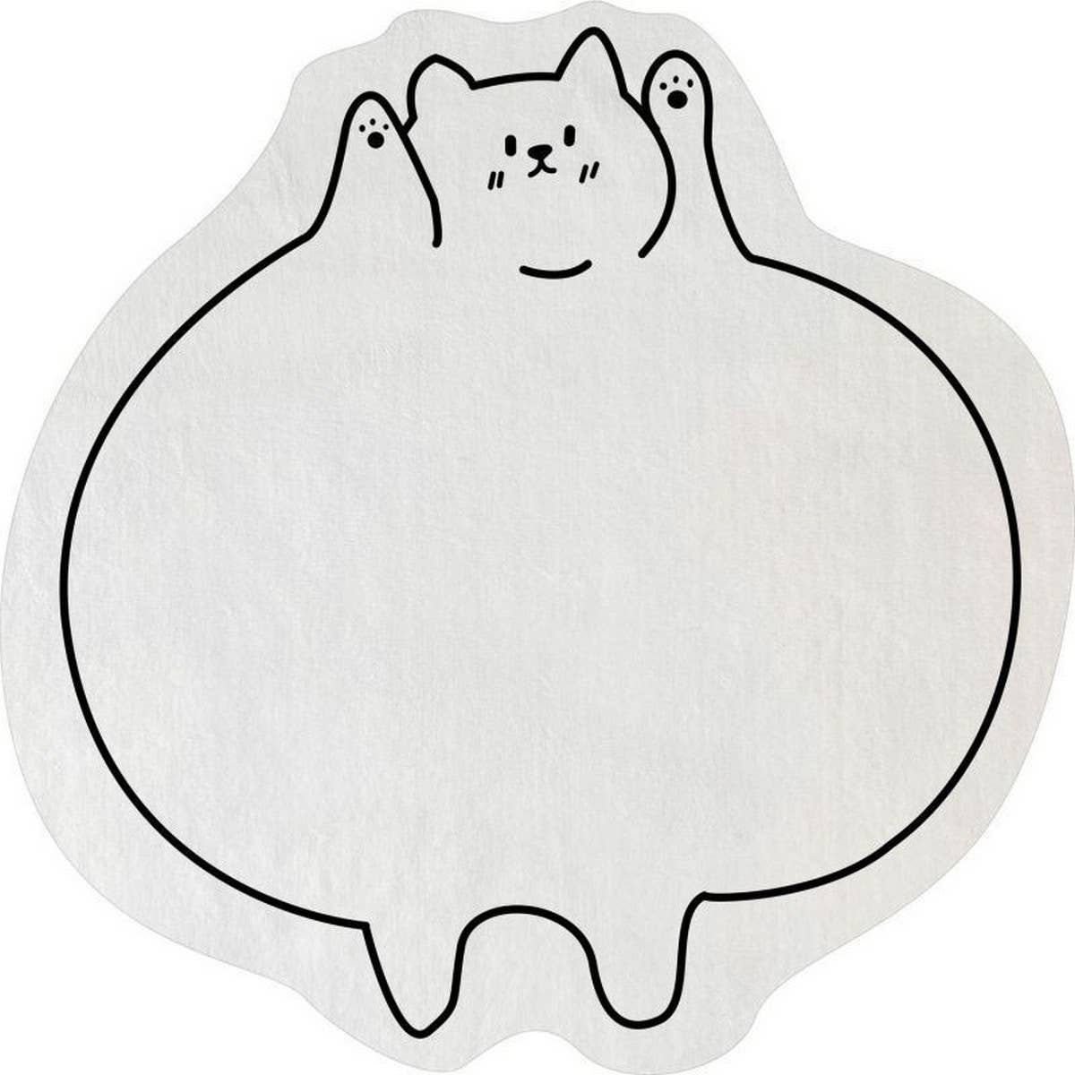 PLUSH CAT RUG THICK COZY MAT FOR BEDROOM LIVING_CWMM7519