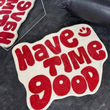 MINIMAL LETTER RUG IRREGULAR CUTE FLOOR MAT_CWMM7513