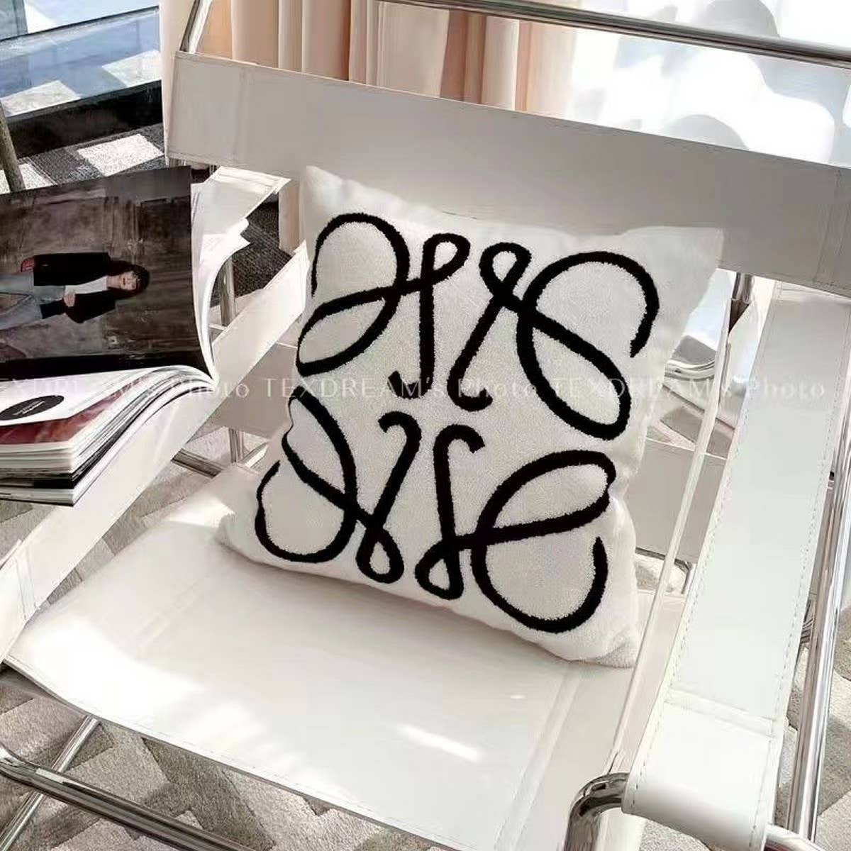 FRENCH CHIC THROW PILLOW COVER FOR SOFA OR BED_CWMM7703