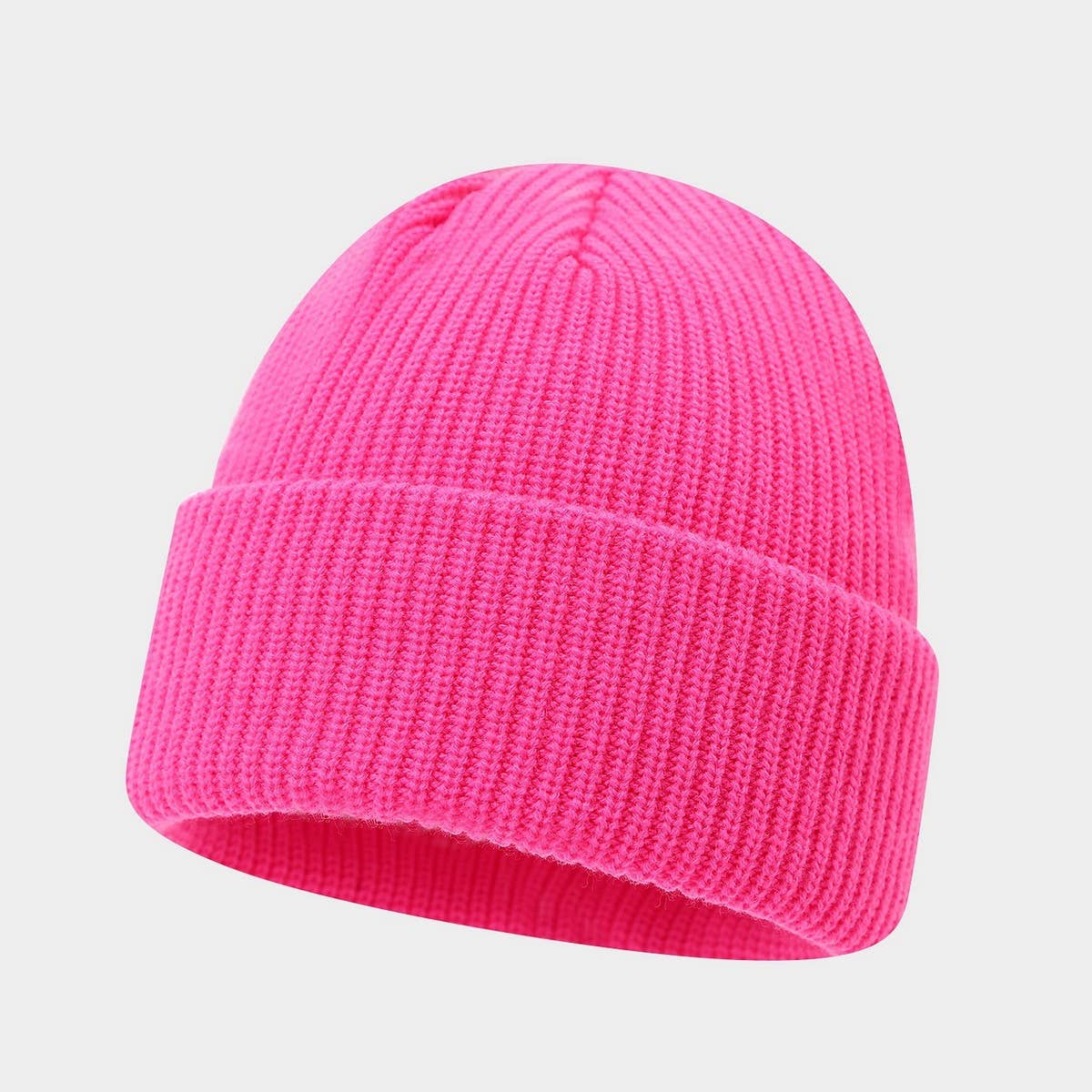 Vintage Knit Dome Skull Cap Warm Short Beanie Hat_Cwah04690