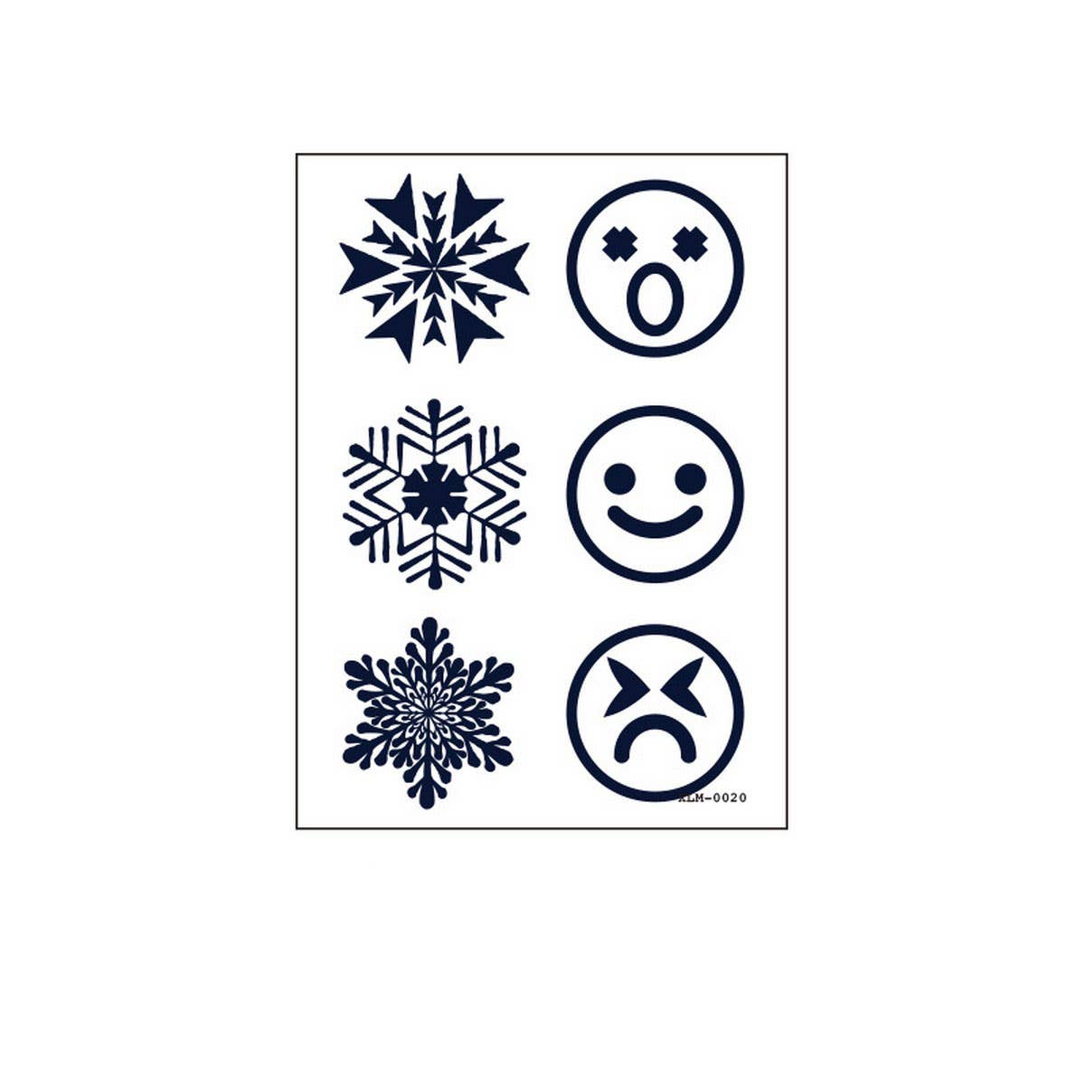 GARDENIA BLUE JUICE TATTOO STICKERS WATERPROOF_CWMM8359